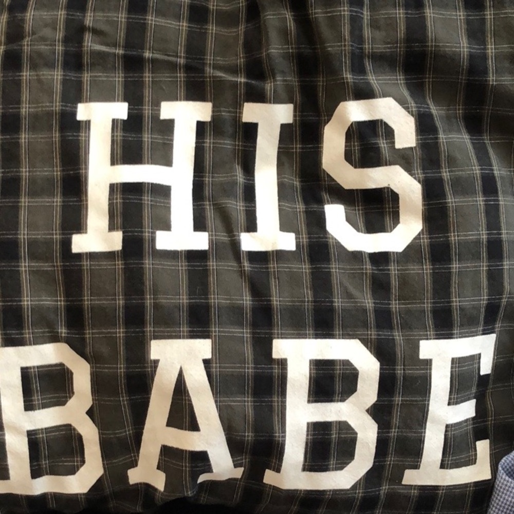 His Babe button down